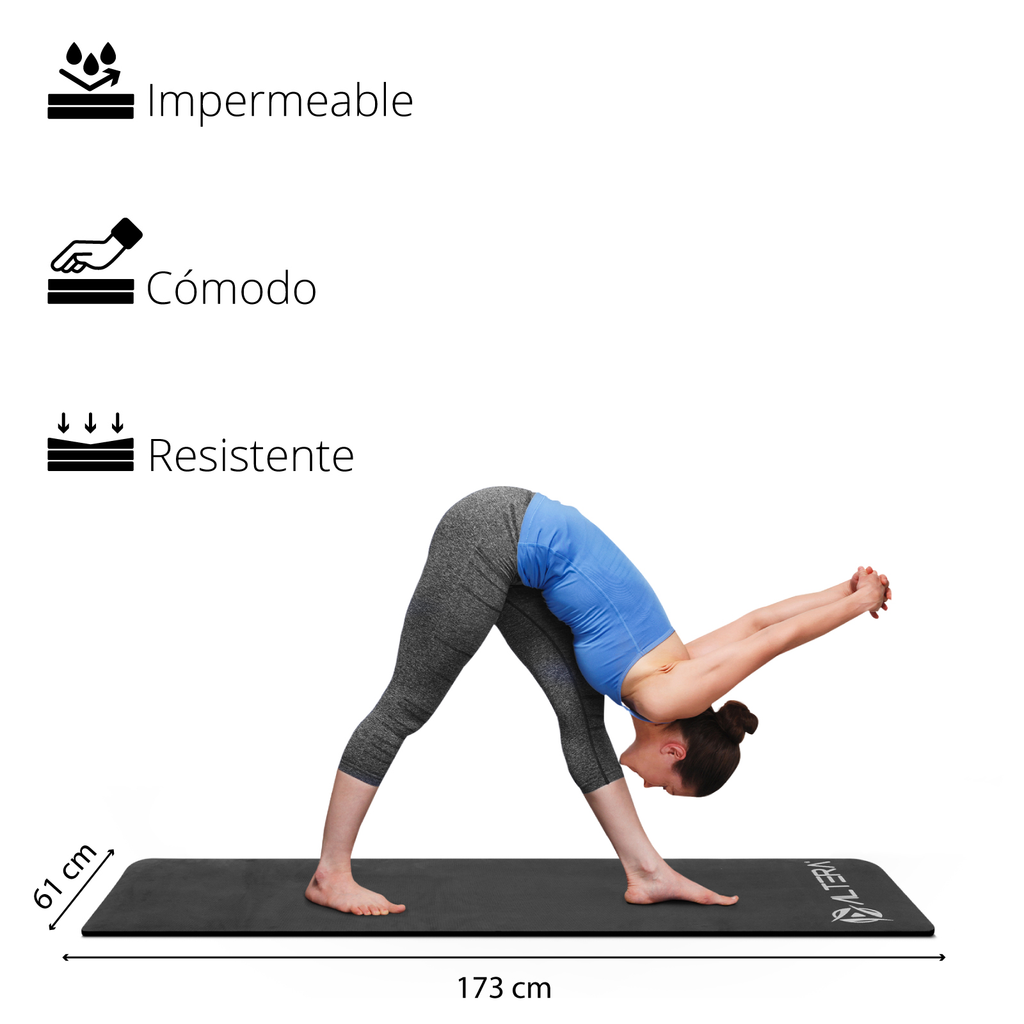 Tapete Yoga Mat Fitnes Ejercicio Antideslizante Grosor 1.4cm