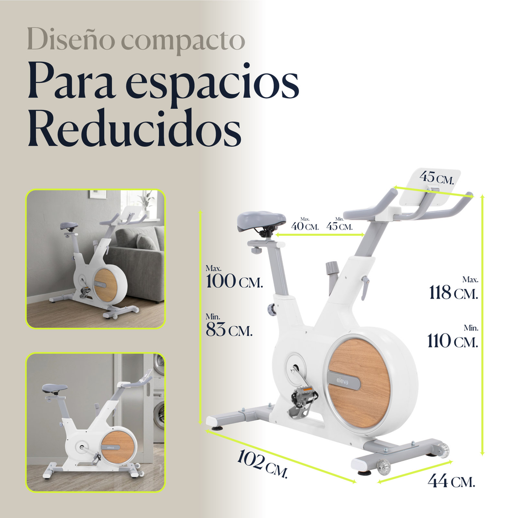 Bicicleta Spinning Estatica Para Ejercicio Profesional Eleva