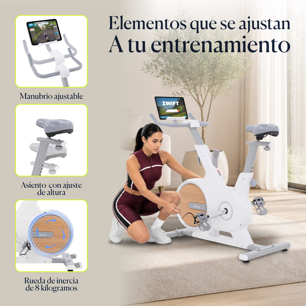 Bicicleta Spinning Estatica Para Ejercicio Profesional Eleva