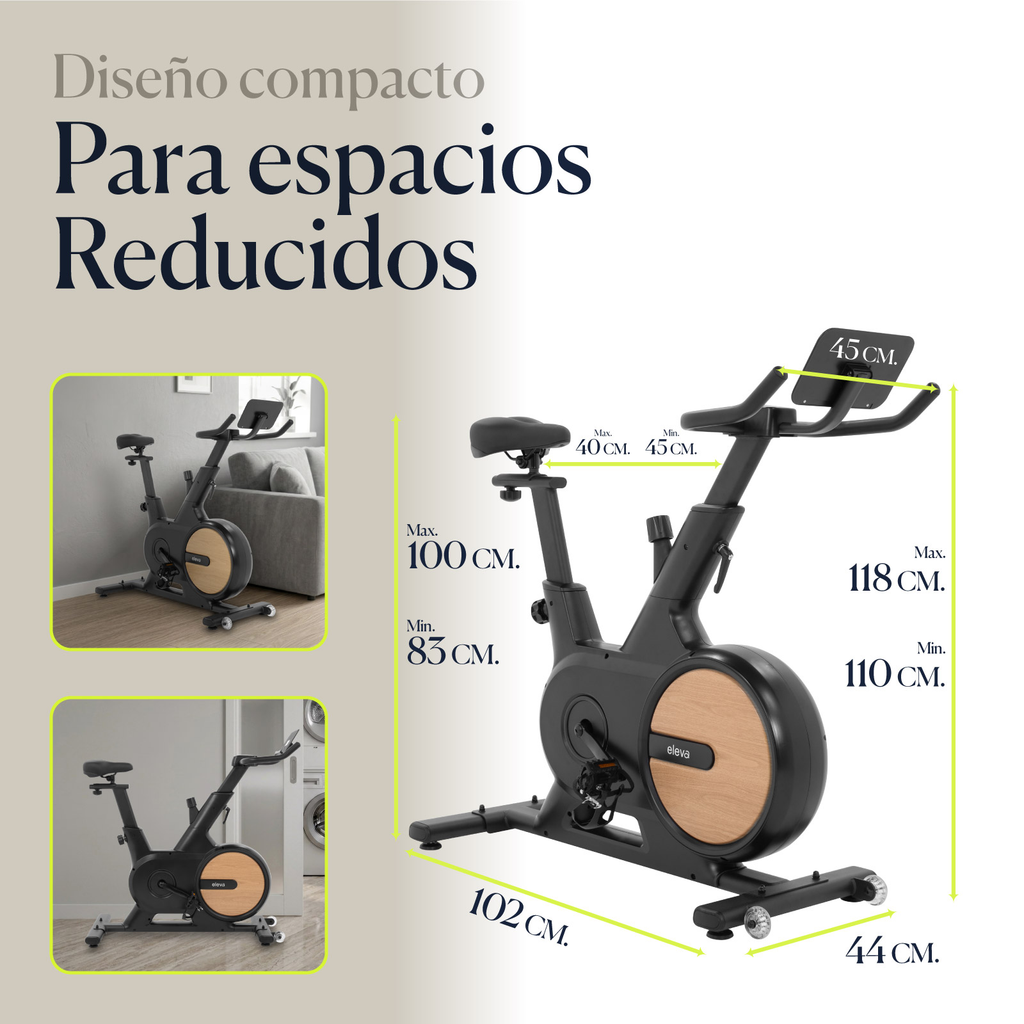 Bicicleta Spinning Estatica Para Ejercicio Profesional Eleva