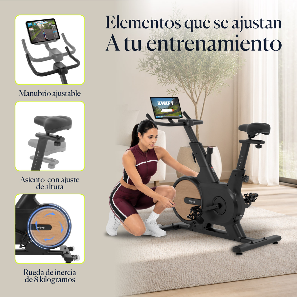 Bicicleta Spinning Estatica Para Ejercicio Profesional Eleva