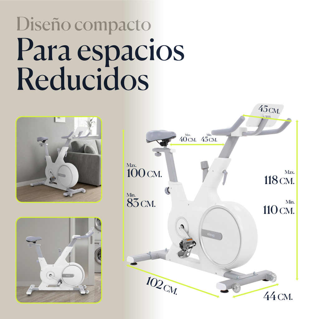 Bicicleta Spinning Estatica Para Ejercicio Profesional Eleva