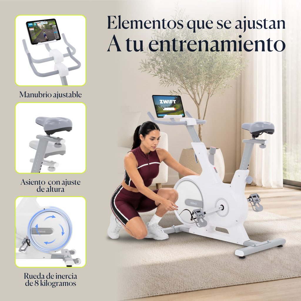 Bicicleta Spinning Estatica Para Ejercicio Profesional Eleva