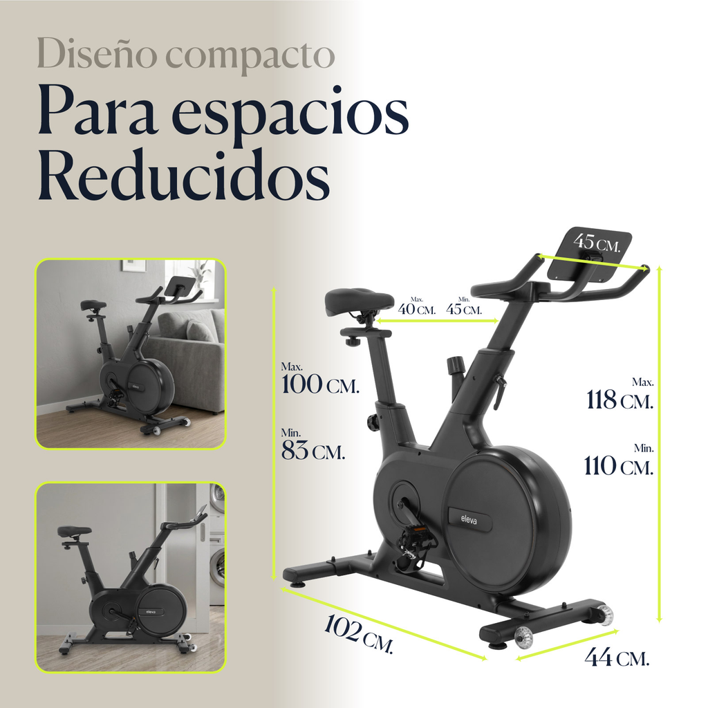 Bicicleta Spinning Estatica Para Ejercicio Profesional Eleva