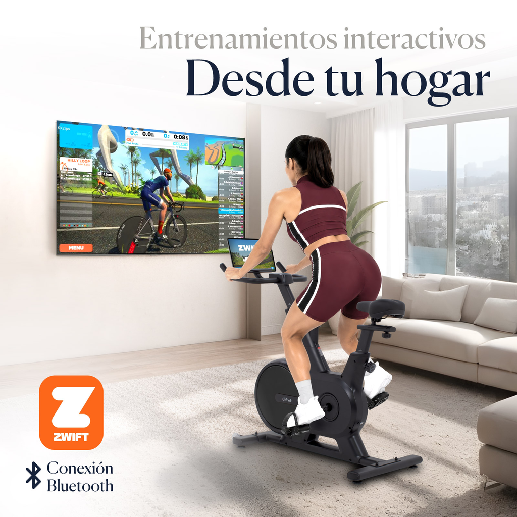 Bicicleta Spinning Estatica Para Ejercicio Profesional Eleva