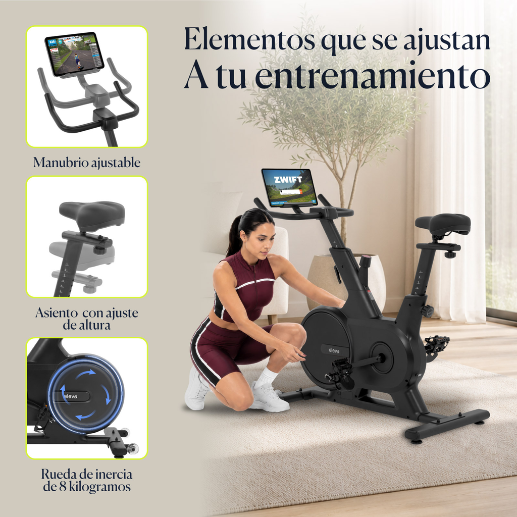Bicicleta Spinning Estatica Para Ejercicio Profesional Eleva
