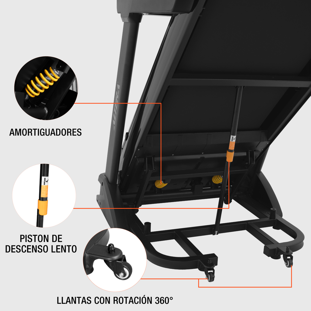 Caminadora Electrica Altera Plegable Inclinacion Profesional