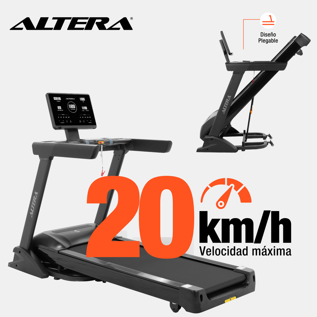 Caminadora Electrica Altera Plegable Inclinacion Profesional