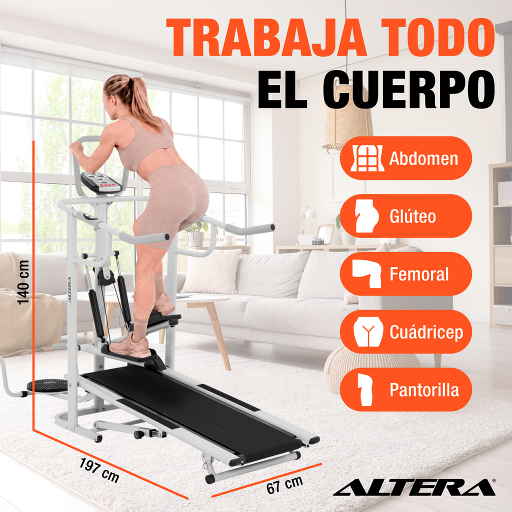 Caminadora Escaladora Mecanica Multifuncional Gym Correr