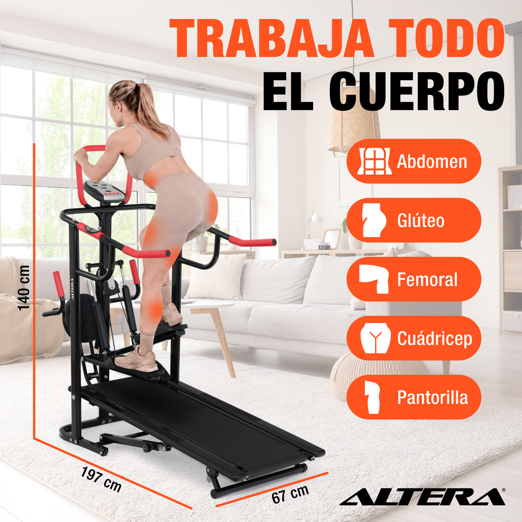 Caminadora Escaladora Mecanica Multifuncional Gym Correr