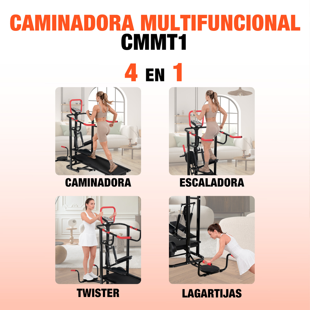 Caminadora Escaladora Mecanica Multifuncional Gym Correr