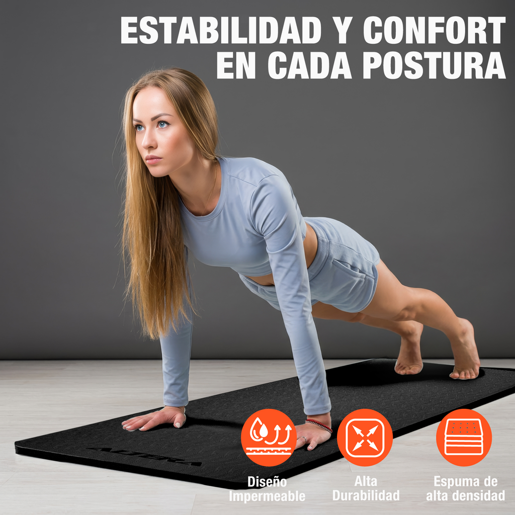 Tapete De Yoga Altera Tpe Alta Densidad Pilates Relajacion