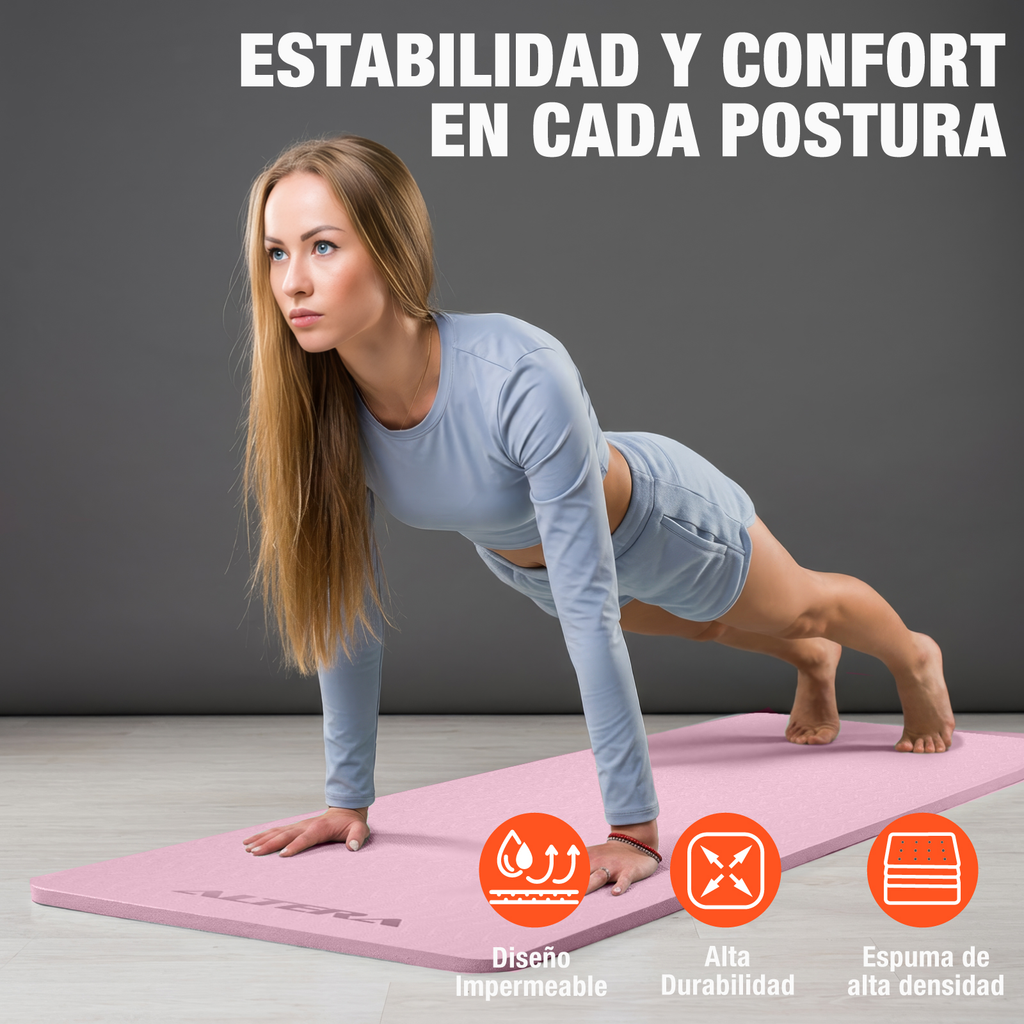 Tapete De Yoga Altera Tpe Alta Densidad Pilates Relajacion