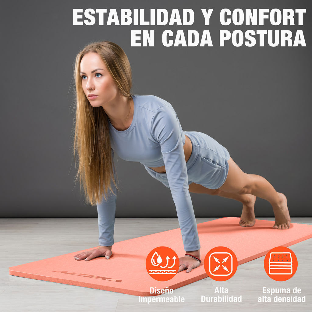 Tapete De Yoga Altera Tpe Alta Densidad Pilates Relajacion