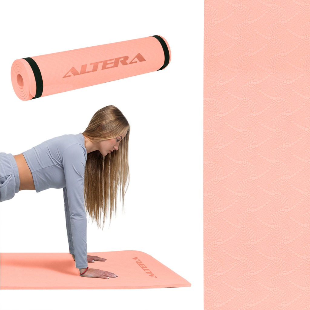 Tapete De Yoga Altera Tpe Alta Densidad Pilates Relajacion