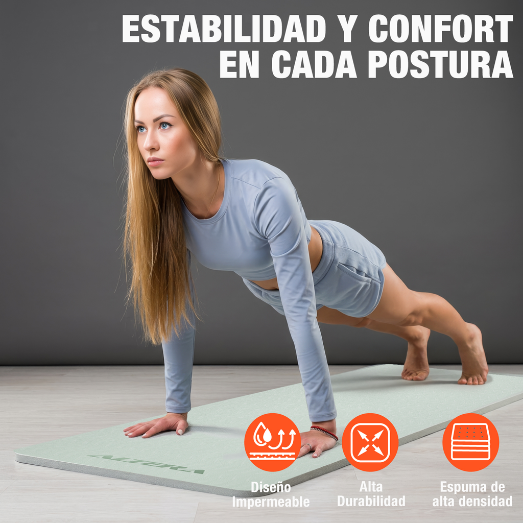 Tapete De Yoga Altera Tpe Alta Densidad Pilates Relajacion