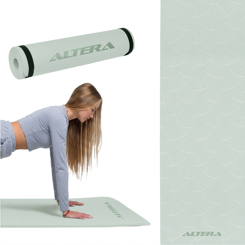 Tapete De Yoga Altera Tpe Alta Densidad Pilates Relajacion