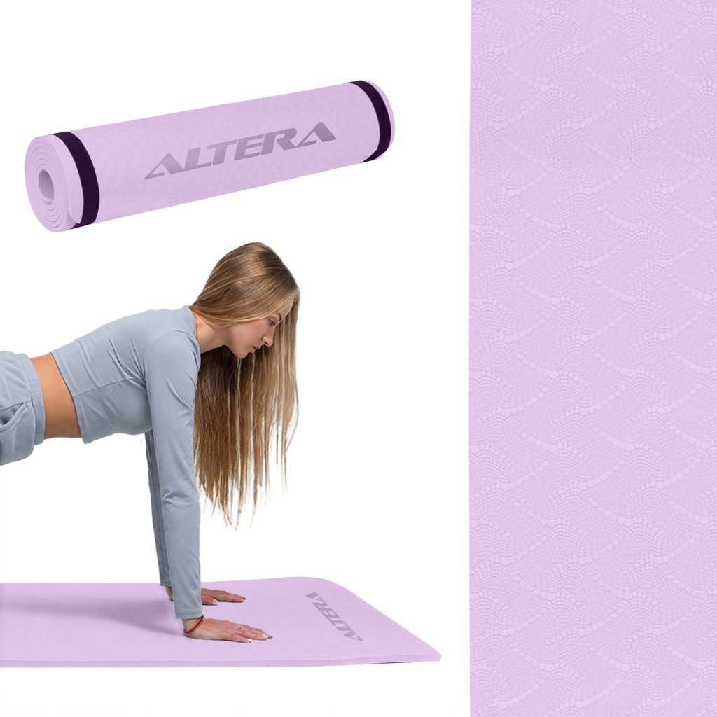 Tapete De Yoga Altera Tpe Alta Densidad Pilates Relajacion