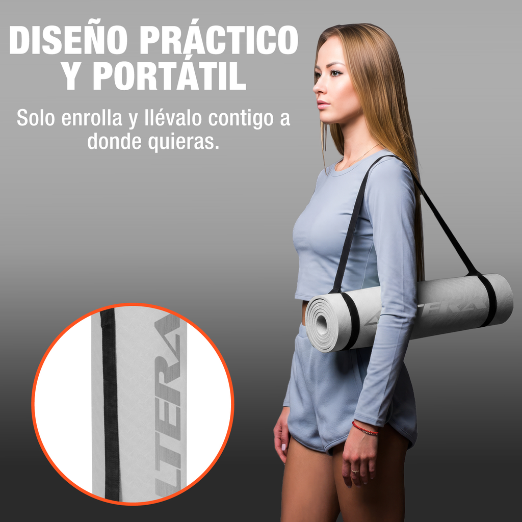 Tapete De Yoga Altera Tpe Alta Densidad Pilates Relajacion