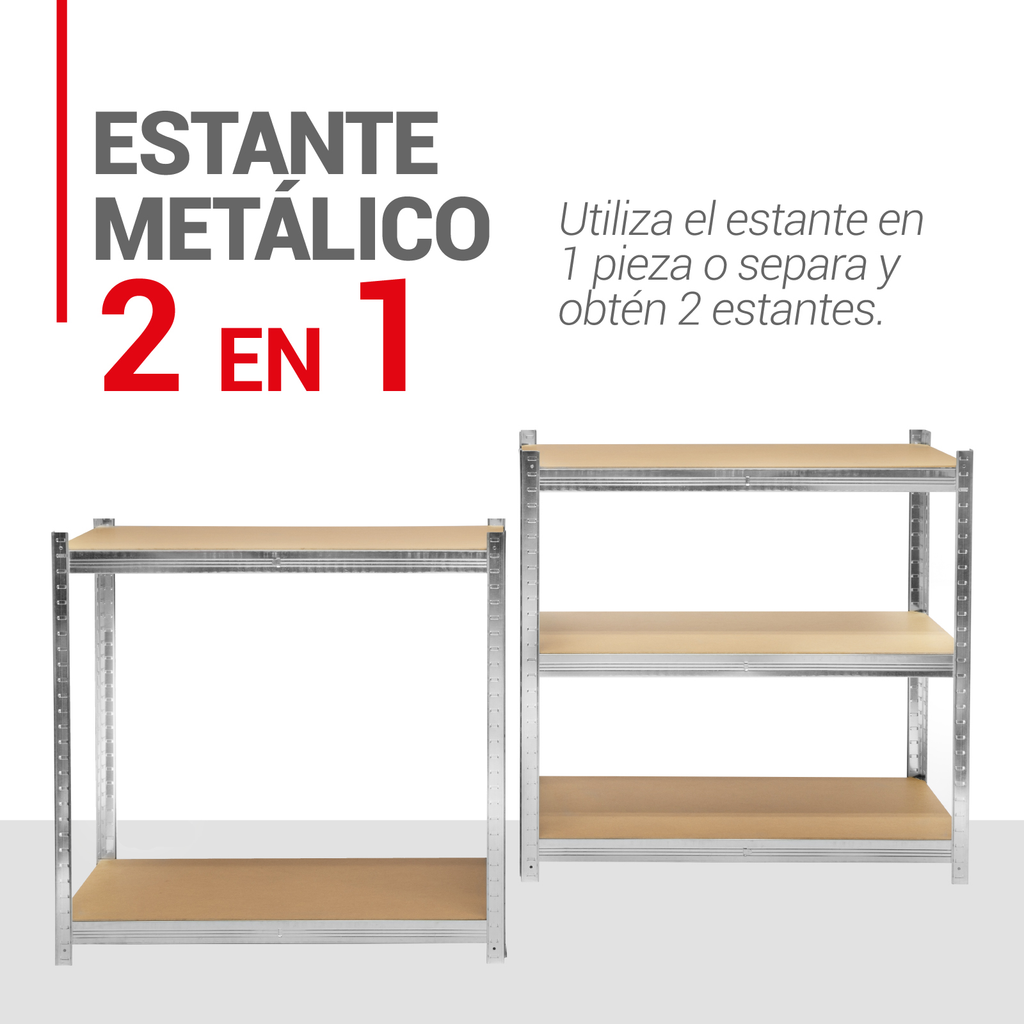 Rack Estante Metalico Organizador De 5 Niveles