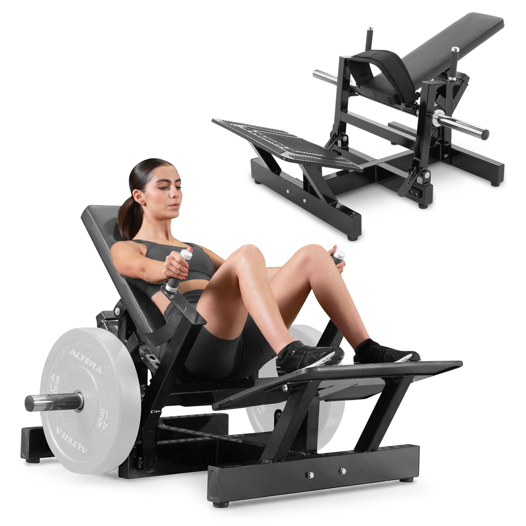 Maquina Hip Thrust Profesional para Glúteos y Pierna Altera