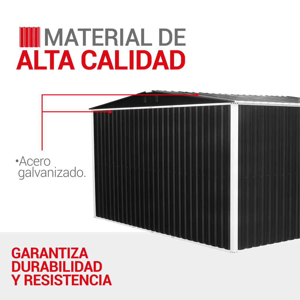 Cobertizo De Almacenamiento Bodega Amplia Para Exteriores