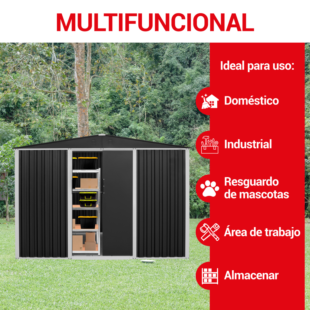 Almacen Bodega Cobertizo Contenedor De Acero Para Exteriores