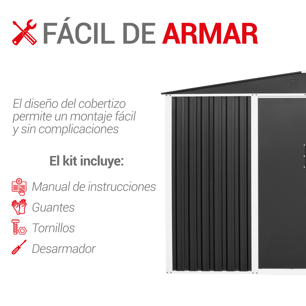 Almacen Bodega Cobertizo Contenedor De Acero Para Exteriores