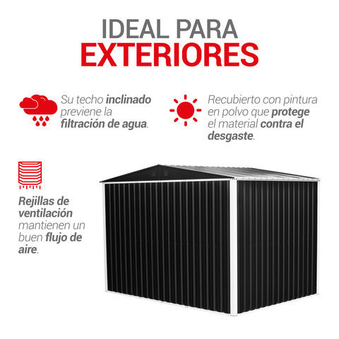 Almacen Bodega Cobertizo Contenedor De Acero Para Exteriores