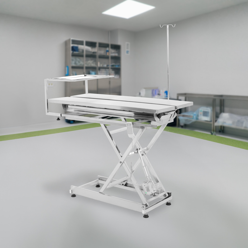 Mesa De Cirugia Veterinaria Onof Electrica Acero Inoxidable