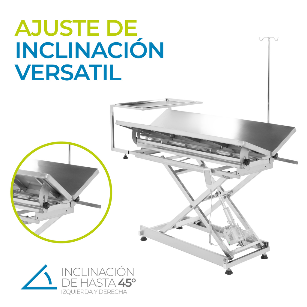 Mesa De Cirugia Veterinaria Onof Electrica Acero Inoxidable