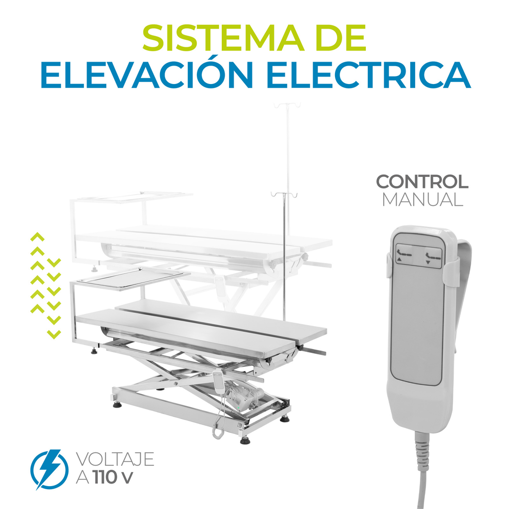 Mesa De Cirugia Veterinaria Onof Electrica Acero Inoxidable