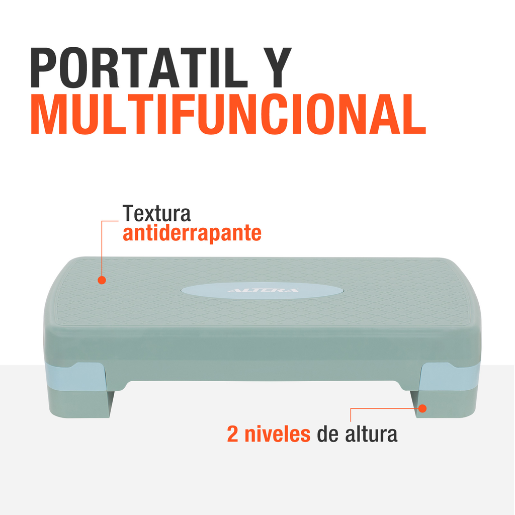 Banco Escalon De Ejercicio Step Rutinas Aerobics Ajustable