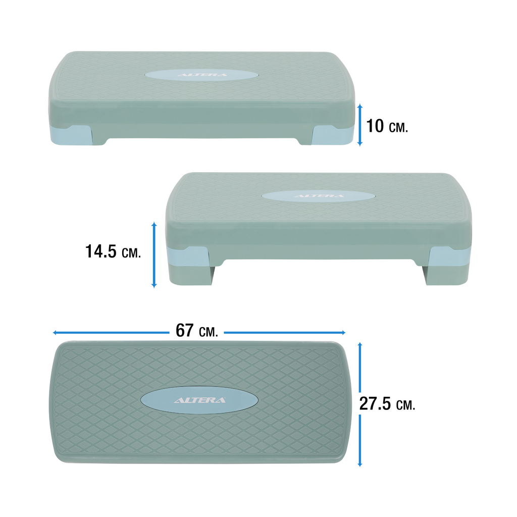 Banco Escalon De Ejercicio Step Rutinas Aerobics Ajustable