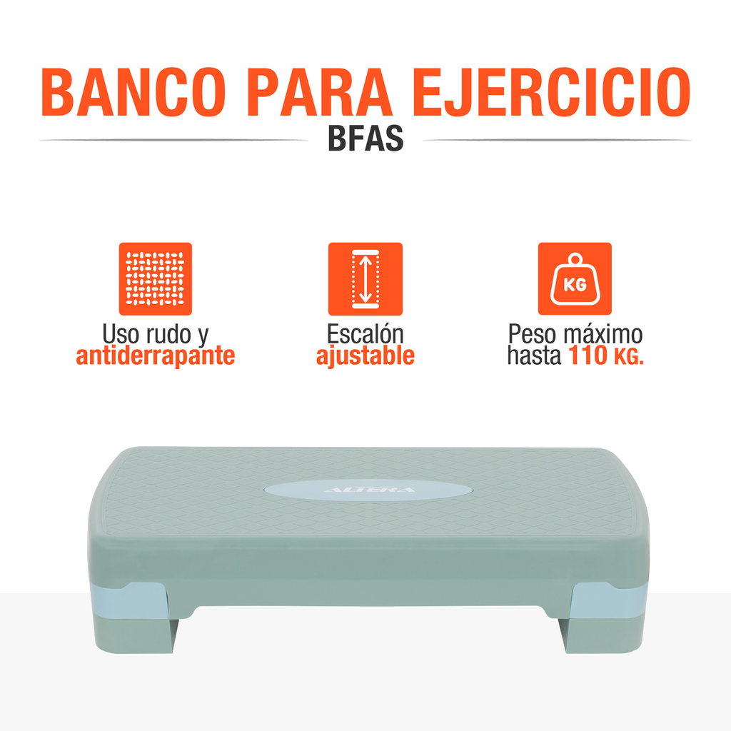 Banco Escalon De Ejercicio Step Rutinas Aerobics Ajustable
