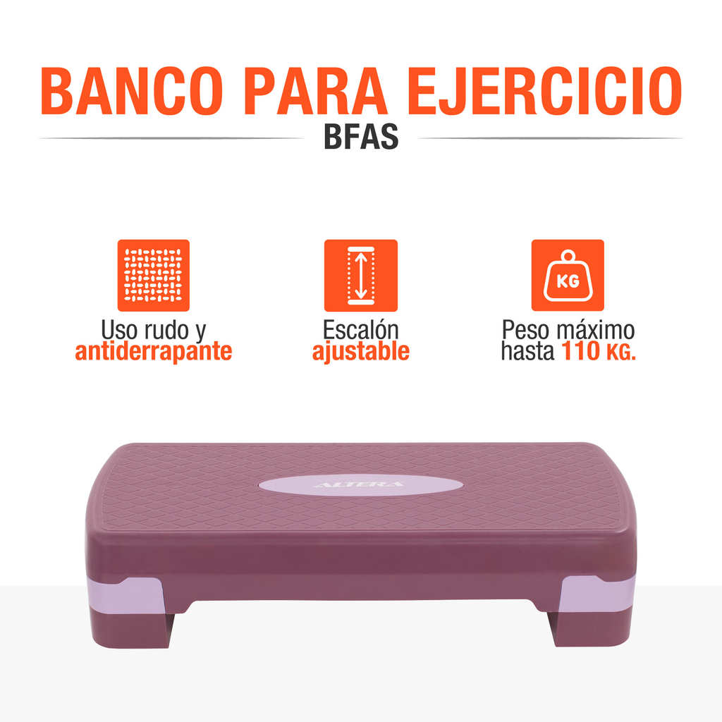 Banco Escalon De Ejercicio Step Rutinas Aerobics Ajustable