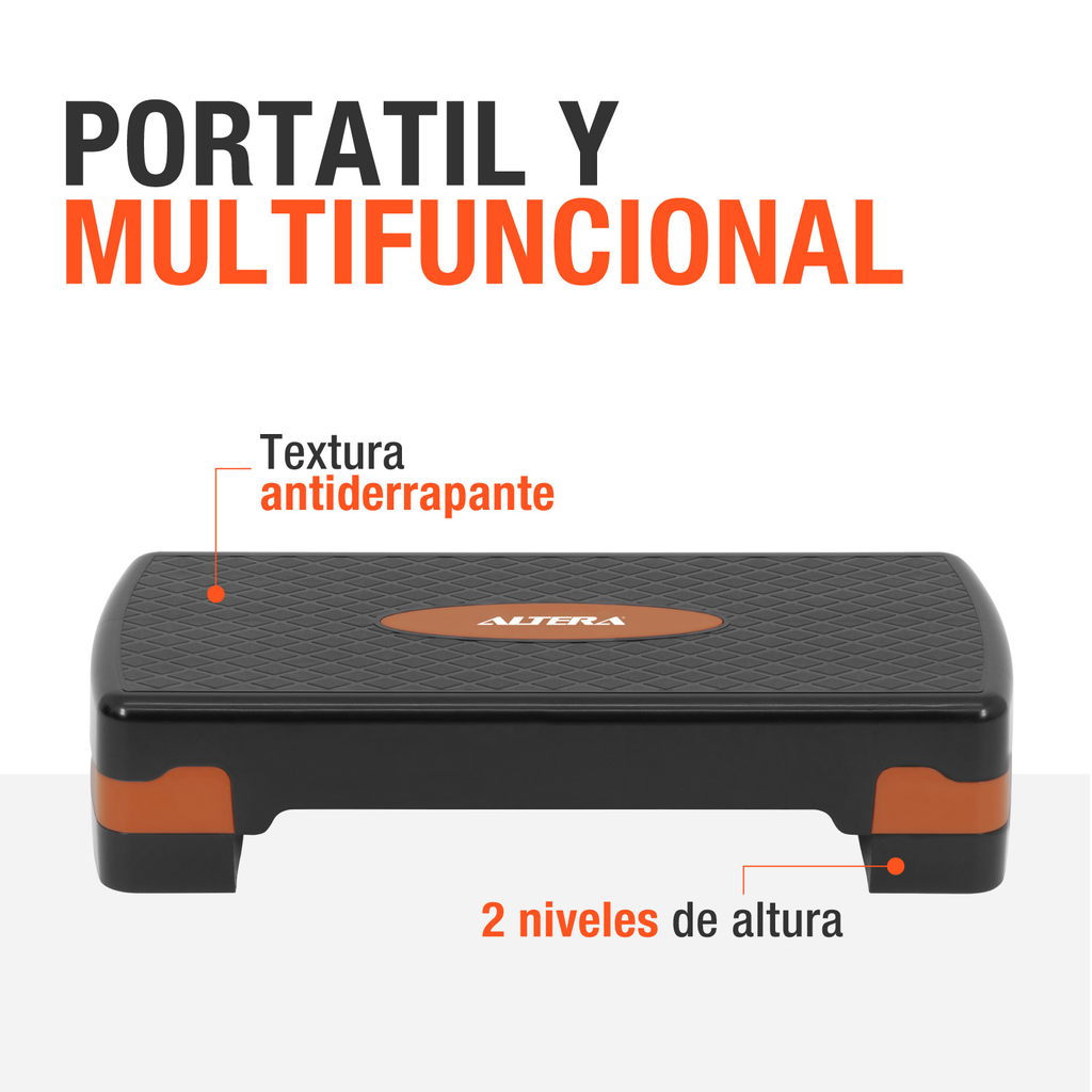 Banco Escalon De Ejercicio Step Rutinas Aerobics Ajustable