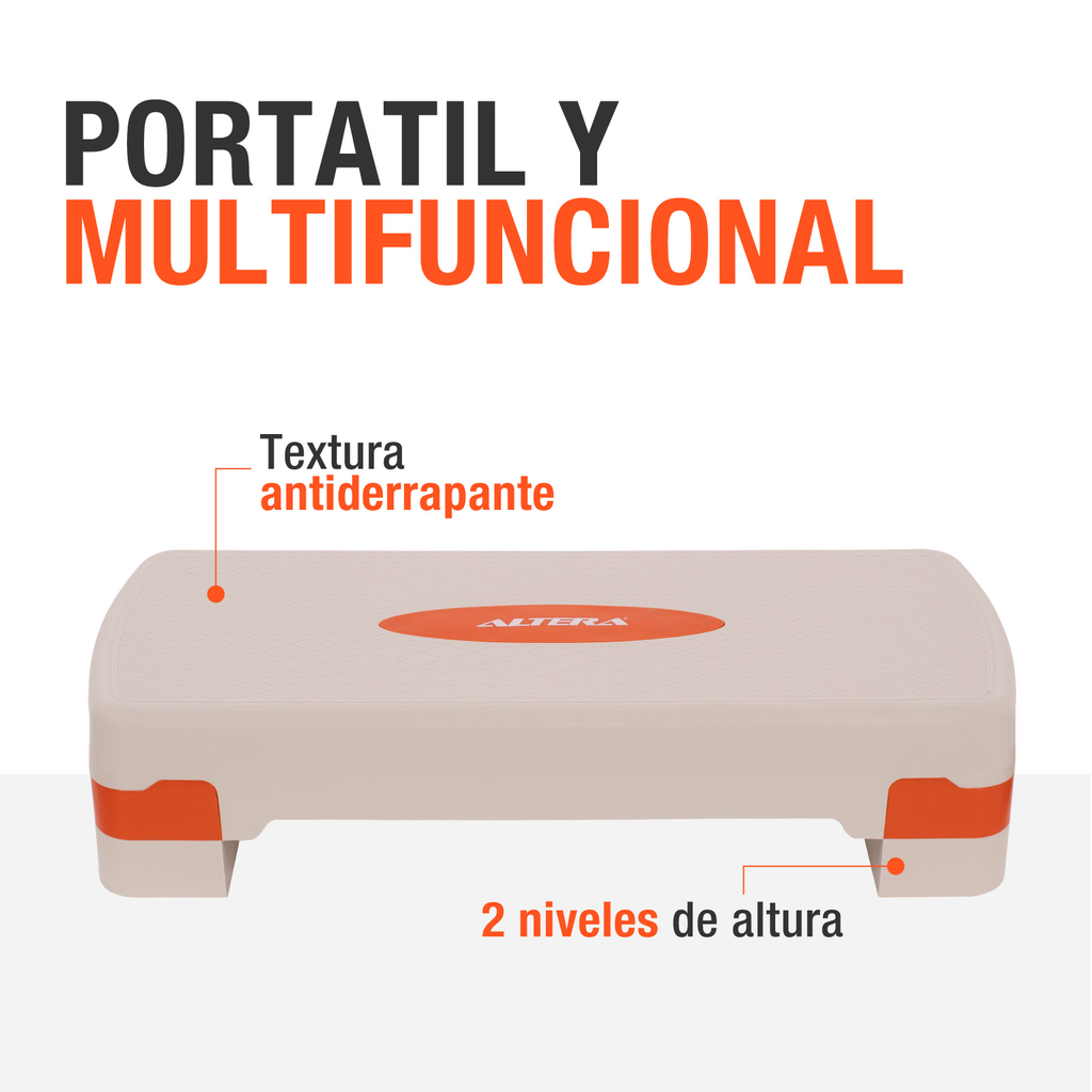 Banco Escalon De Ejercicio Step Rutinas Aerobics Ajustable