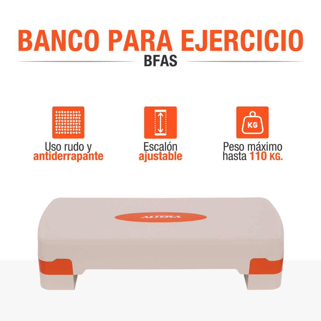 Banco Escalon De Ejercicio Step Rutinas Aerobics Ajustable