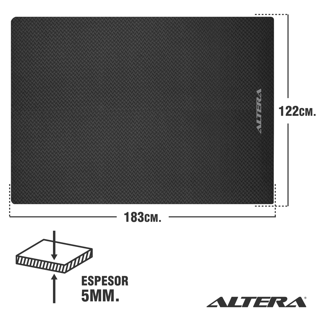 Tapete Yoga Para Ejercicio Deportivo Antiderrapante Altera