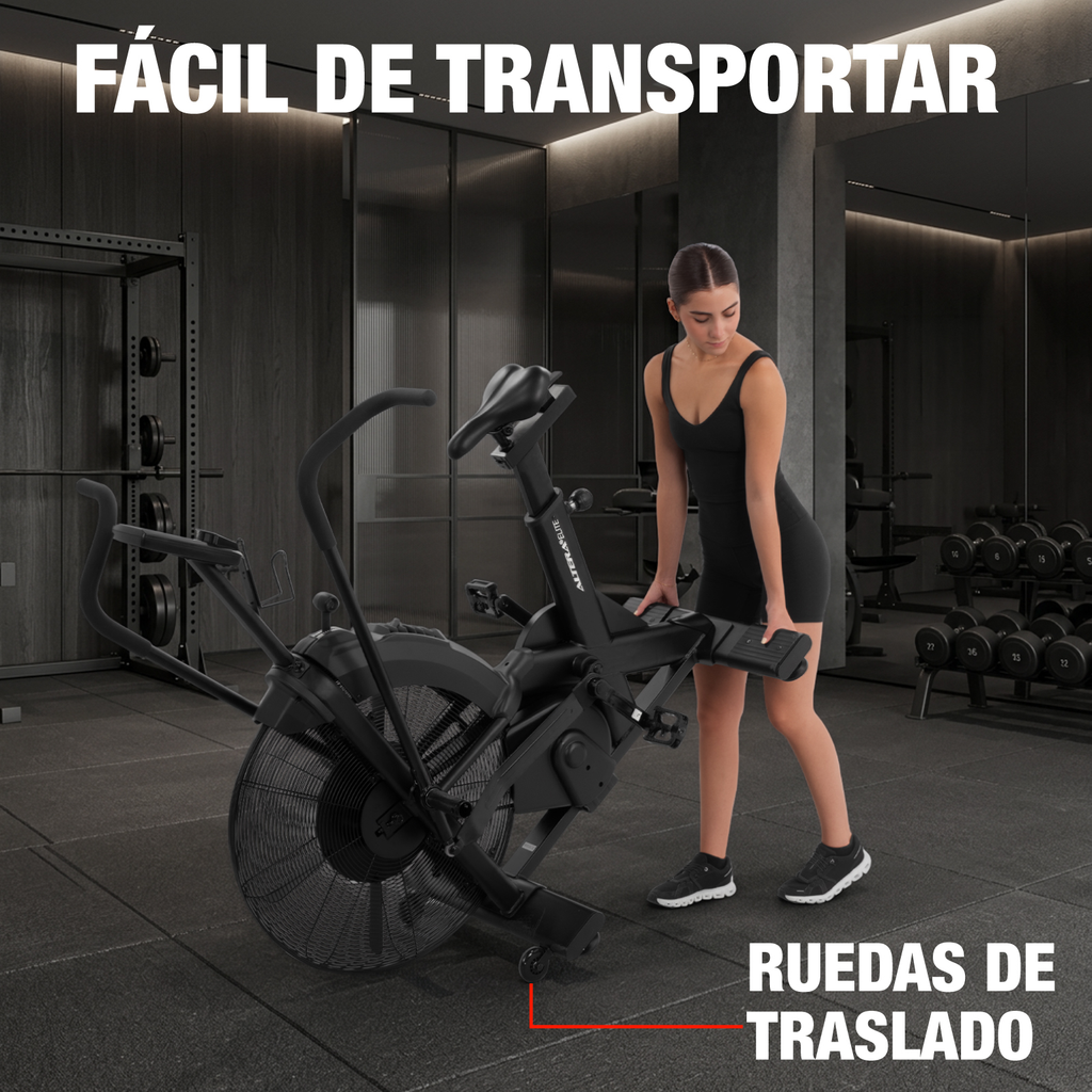 Bicicleta Fija De Aire Air Bike Profesional Gimnasio Fitness