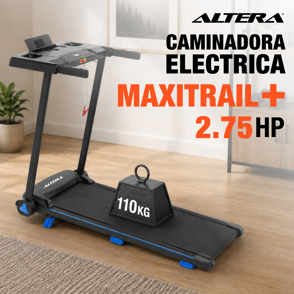 Caminadora Electrica Escritorio Inclinacion 2.75hp Altera