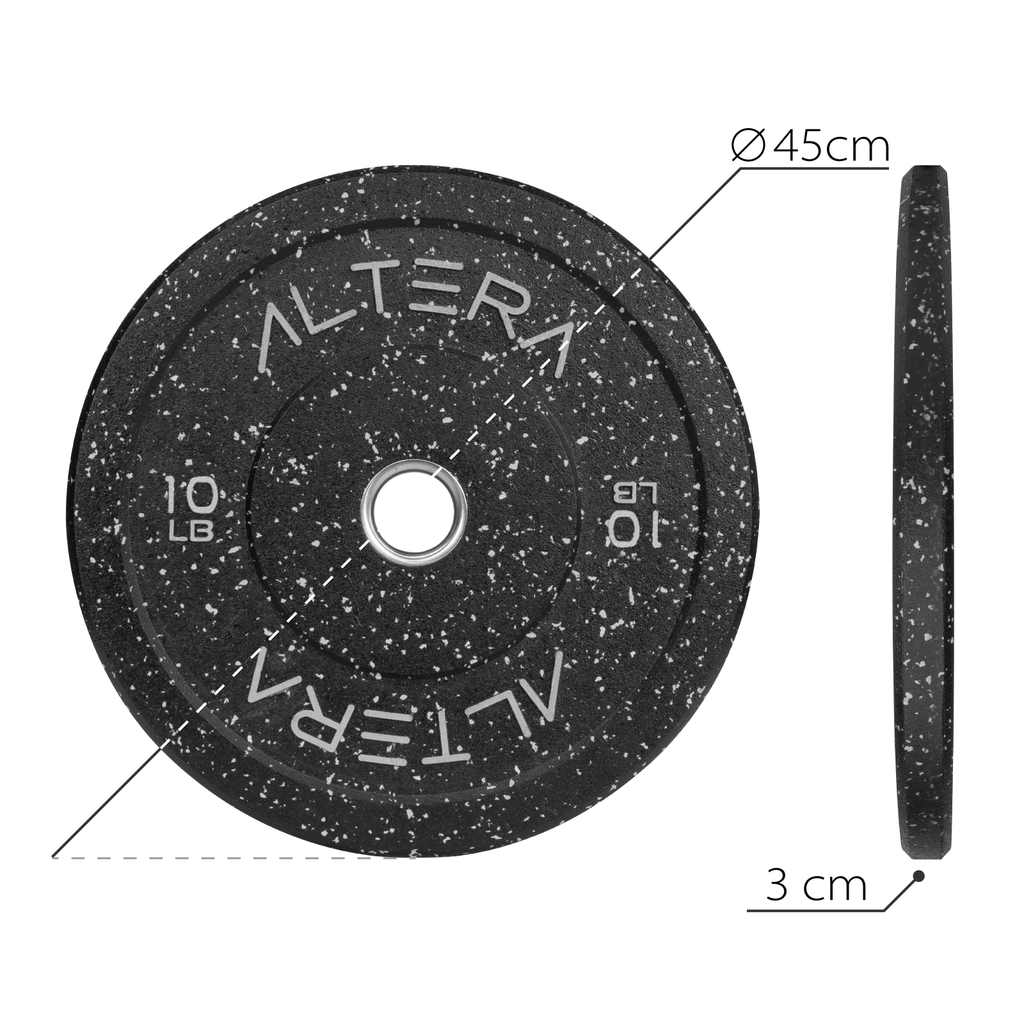 Discos Bumpers 10 Lbs Altera Hitemp Olimpico Profesional