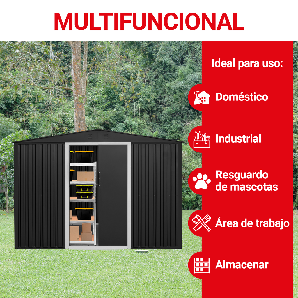 Almacen Bodega Cobertizo Contenedor De Acero Para Exteriores