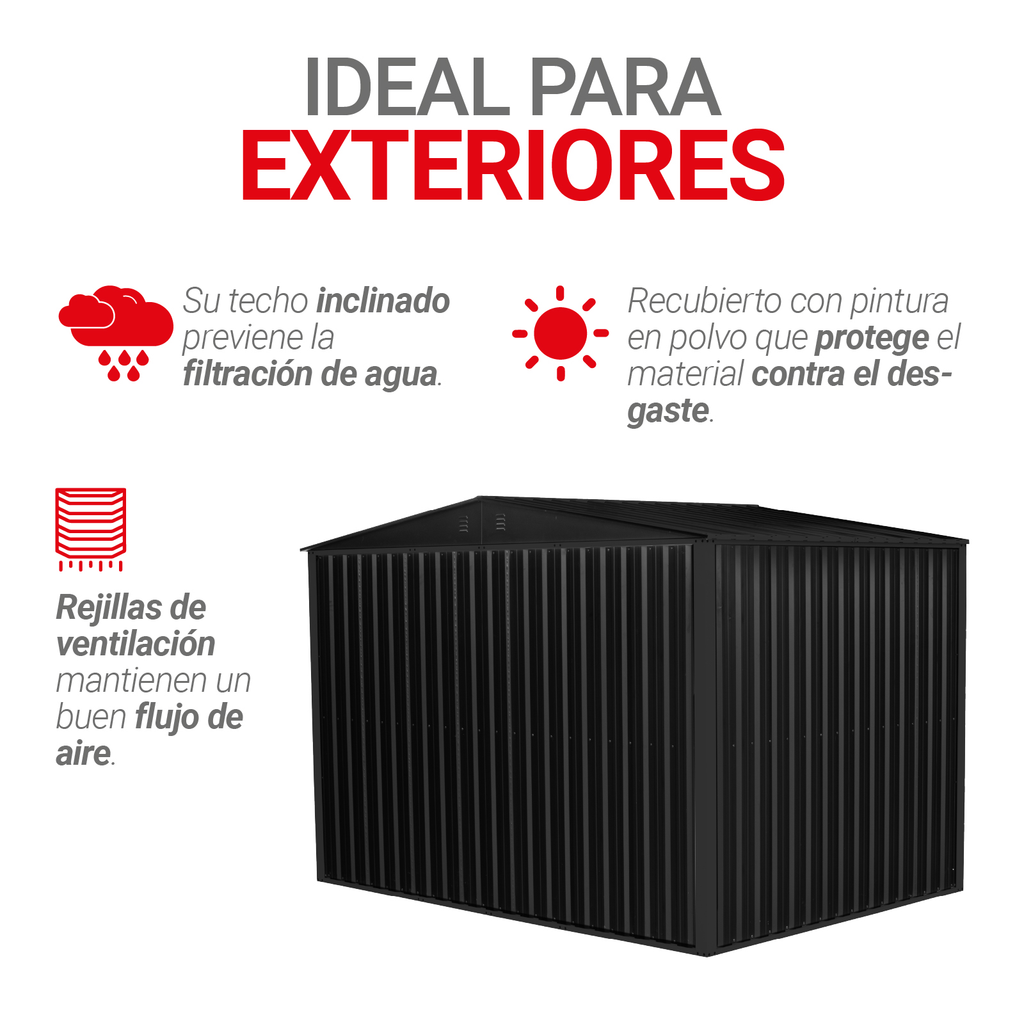 Almacen Bodega Cobertizo Contenedor De Acero Para Exteriores