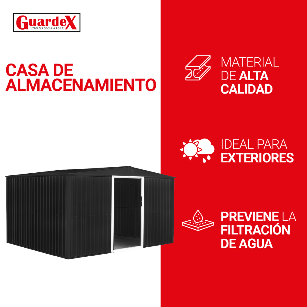 Cobertizo De Almacenamiento Bodega Amplia Para Exteriores