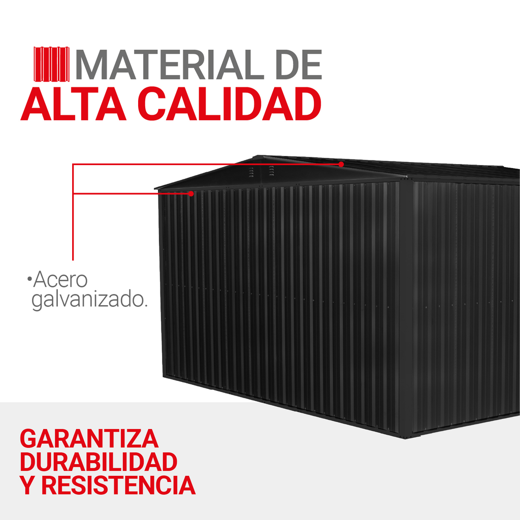 Cobertizo De Almacenamiento Bodega Amplia Para Exteriores