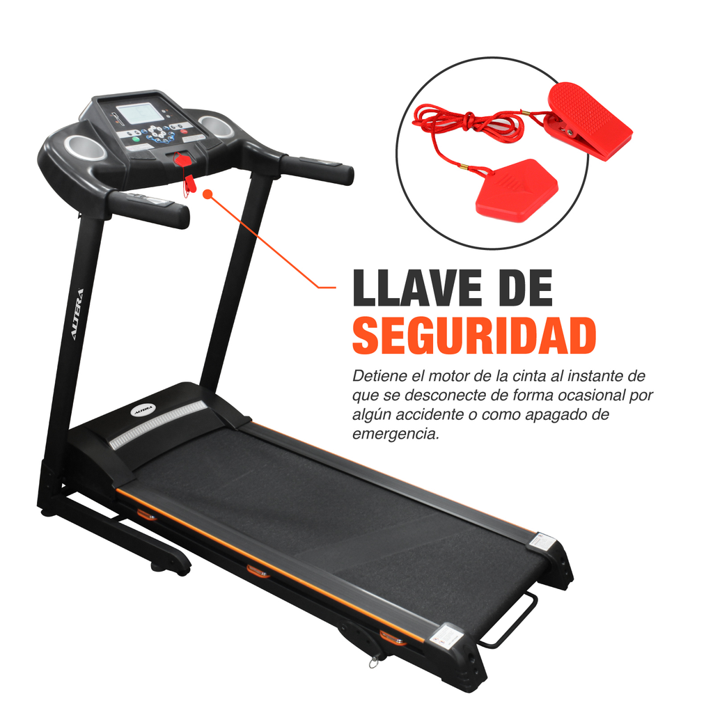 Caminadora Electrica Altera Niveles Ajustables Fitness Gym