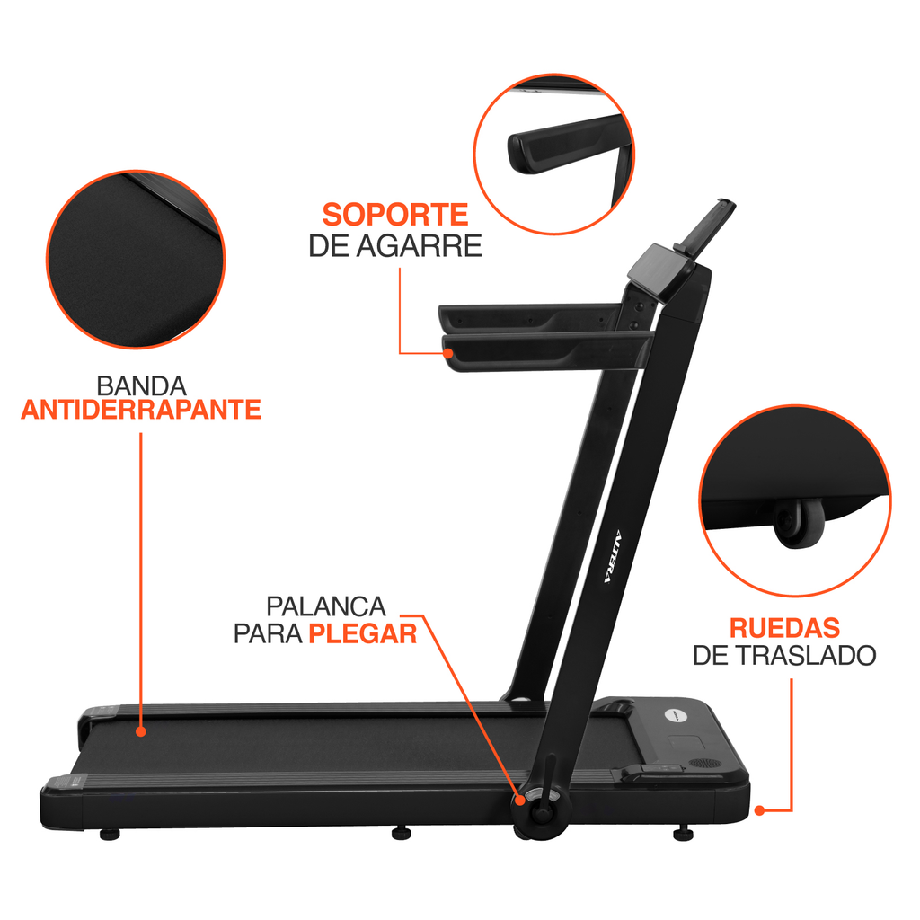 Caminadora Electrica Altera Plegable Bluetooth 110v Gimnasio