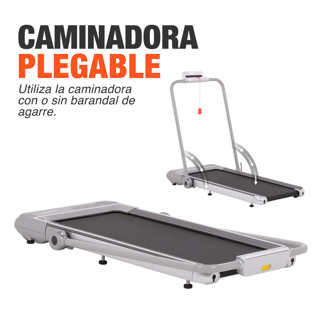 Caminadora Electrica Altera Modo 2 En 1 Control Fitness Gym